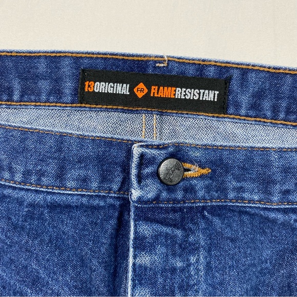 Wrangler 13 Original FR Jeans HRC2  2112 Flame Resistant Straight 42-30 … - Picture 3 of 12